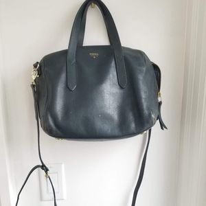Fossil Sydney Satchel in blue
